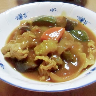 夏野菜と豚肉のカレー